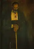«The old one with the stick»