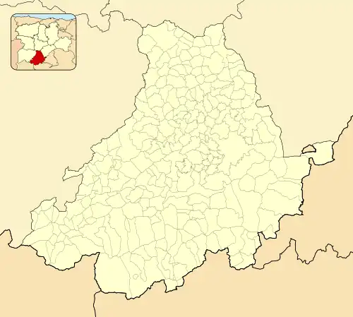 El Charco del Cura Reservoir is located in Province of Ávila