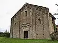 The Romanesque priory.