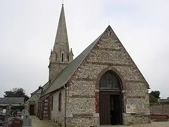 The church in Vattetot-sur-Mer
