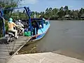 Take the ferry from Trà Vinh to Cù Lao Dung
