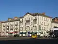 Soviet architecture in the main square