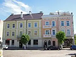 Old townhouses