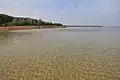 The clear water of Lake Svityaz