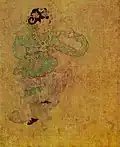 So-called "Kuchean Dancer", traditionally attributed to Viśa Īrasangä.