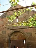 Main entrance at the western side