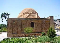 The mausoleum from the exterior