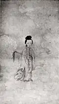 In Taoist costume