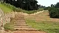 A walking path along the wall (2017)