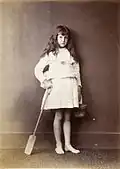 Xie Kitchin with Bucket and Spade by Lewis Carroll in 1873.