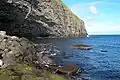The distinctive cliffs of Hol í Hellu