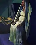 "Oczekiwanie" acrylic, canvas 80x100 (2008)