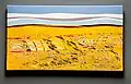 Field (a tribute to Van Gogh) enamel on metal sheet, 46x83cm (2012)