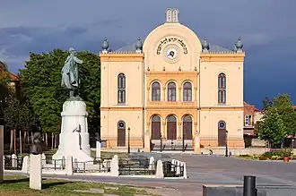 The 1869 Neolog Great Synagogue of Pécs, Hungary.
