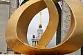 Main entrance arch VDNH, Moscow, Russia