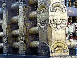 Decorated railing