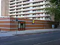 Apartment block with supermarket
