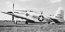 North American F-51H 44-64505 of the 104th FIS, 1952