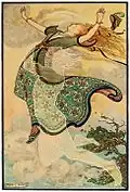 Illustration from "The Russian Story Book" by Richard Wilson, illustrated by Frank C. Papé, 1916
