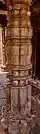 One of the lathe-shaped pillars in the rangamandapa