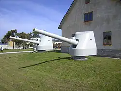 12 cm kanon M/94 at the KA 3 museum in Fårösund.