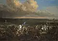 Bataille de Formigny, oil on canvas by Rémy-Eugène Julien