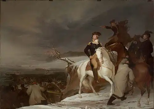 Thomas Sully's The Passage of the Delaware (1819), exhibited 1823 (Museum of Fine Arts, Boston)