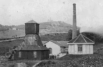 The old Sainte-Marie well installations, circa 1884