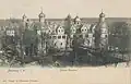 Picture postcard of Neuhaus castle as barracks, 1900.