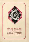 1948 VATC Caulfield Guineas racebook front cover