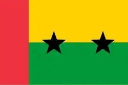 Proposed flag of São Tomé and Príncipe (1974) 2