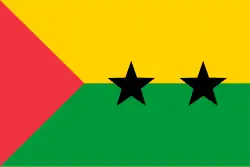 Proposed flag of São Tomé and Príncipe (1974) 3