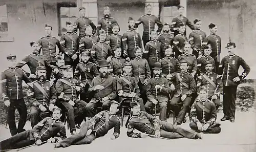 1st Battalion, 19th (1st Yorkshire North Riding – Princess of Wales's Own) Regiment of Foot Warrant Officers and Non-Commissioned Officers in Bermuda circa 1879–1880