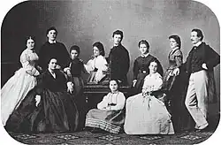 The eleven children of Hermann and Fanny Wittgenstein, Vienna, 1860