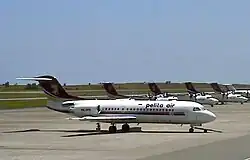 Fokker F-28 Fellowship of Pelita Air, 2001