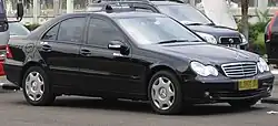 Mercedes-Benz C-Class (W203), old Silver Bird livery