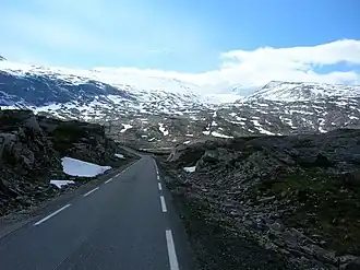 County road 355 in Nordland