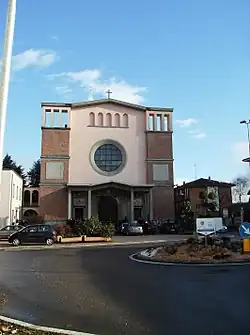 Piazza Gallarini and the parish church
