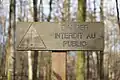 Danger sign.