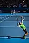 Murray playing Sousa at the 2015 Australian Open