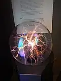Lightning and northern lights (Aurora Borealis)