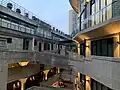 The second-to-top floor of the building