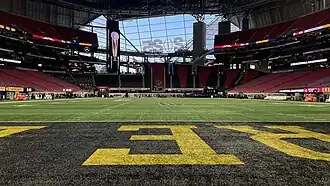 West end zone view