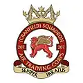 Astral crown in the crest of No. 207 (Cranfield) Squadron Air Training Corps