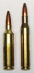 .270 WSM left, .270 Win on the right