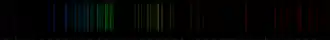 Color lines in a spectral range