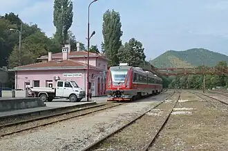 Zvečan Railway Station