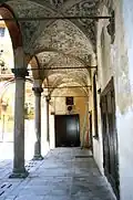 The frescoed vaults
