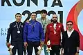 82 kg Medal Ceremony