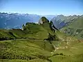 Approaching the summit near Ober Stafel